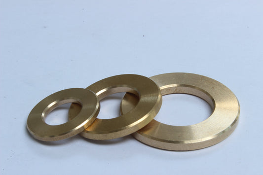 Solid Brass M6-M39 Bevelled Washers