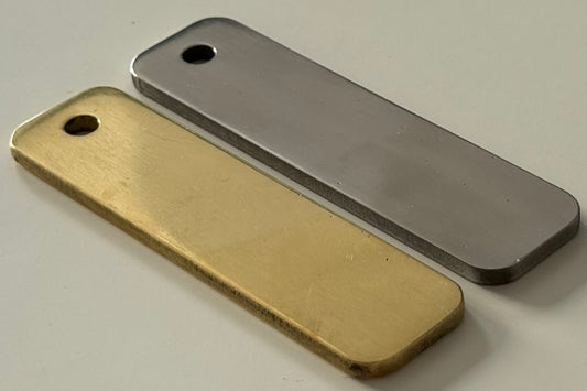 Solid Brass or Stainless Steel Plate
