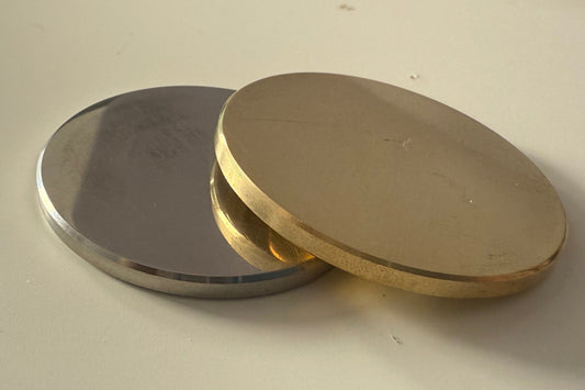 Solid Brass or Stainless Steel Coin - Custom Dimensions